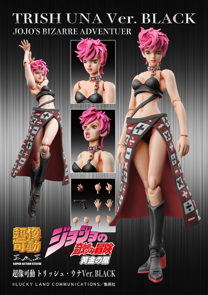 JoJo's Bizarre Adventure Chozokado Action Figure Trish Una 15 cm - AniMuchuu