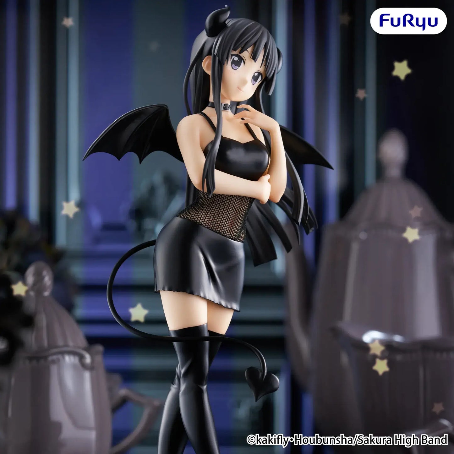 K-On! BiCute Dark PVC Statue Mio Akiyama 24 cm - AniMuchuu