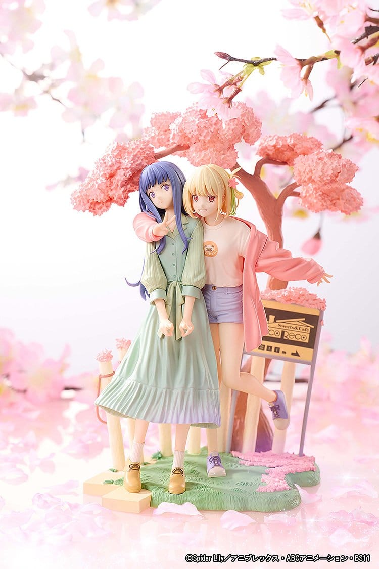 Lycoris Recoil PVC Figures 2-Pack Chisato Nishikigi & Takina Inoue Spring 25 cm - AniMuchuu