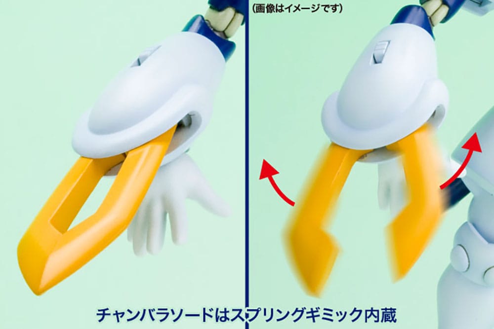 Medabots Plastic Model Kit 1/6 KWG-00M Head Scissors (Rokusho) 15 cm