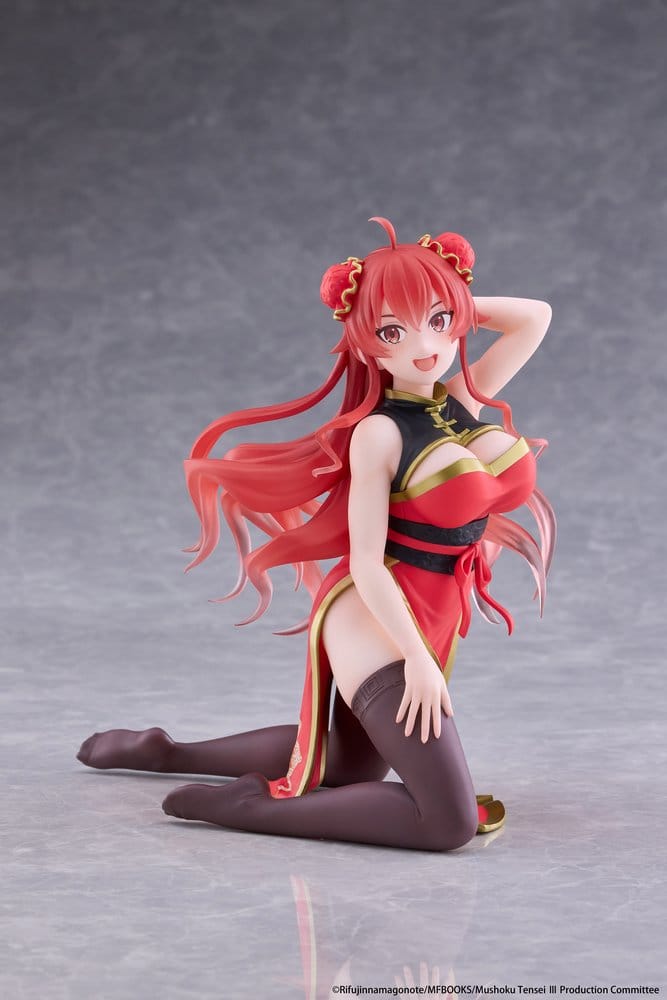 Mushoku Tensei Desktop Cute PVC Figure Eris Greyrat: Chinese Dress 13 cm - AniMuchuu