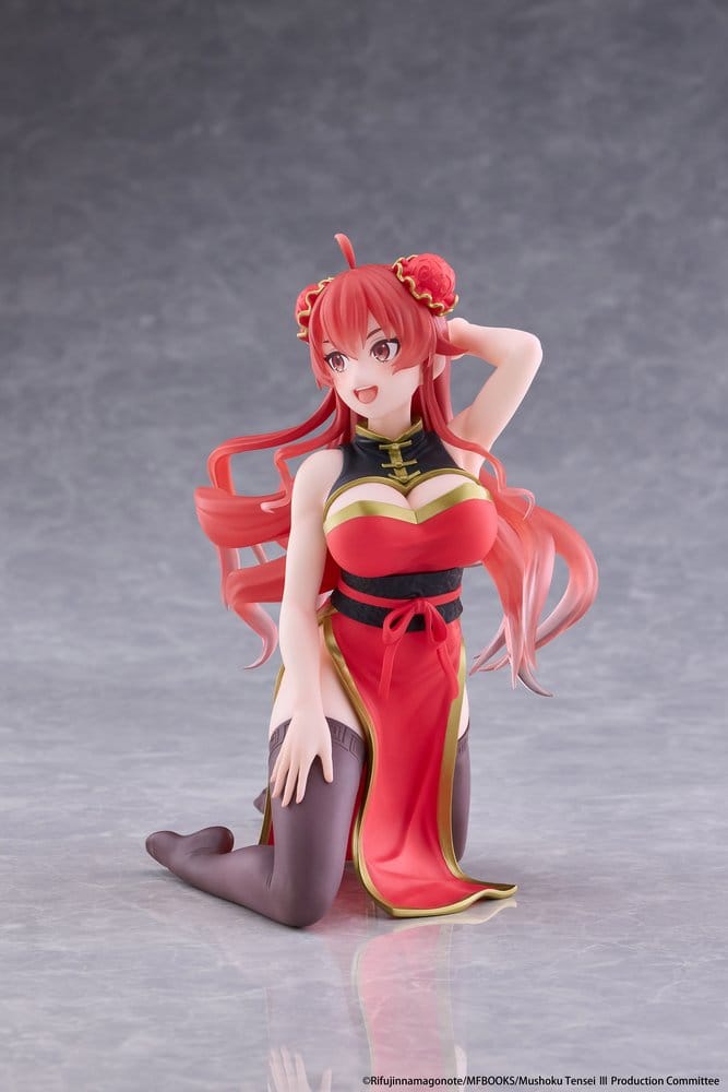 Mushoku Tensei Desktop Cute PVC Figure Eris Greyrat: Chinese Dress 13 cm - AniMuchuu
