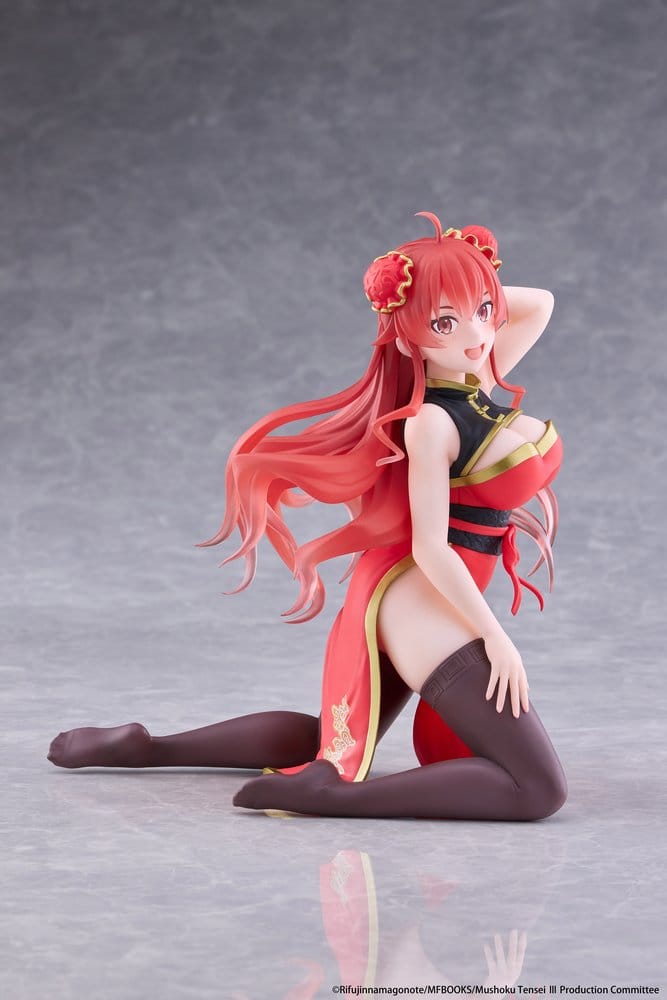 Mushoku Tensei Desktop Cute PVC Figure Eris Greyrat: Chinese Dress 13 cm - AniMuchuu