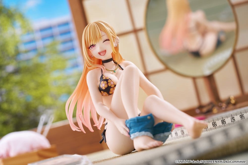 My Dress-Up Darling Desktop Cute PVC Figure Marin Kitagawa: Swimsuit 13 cm - AniMuchuu