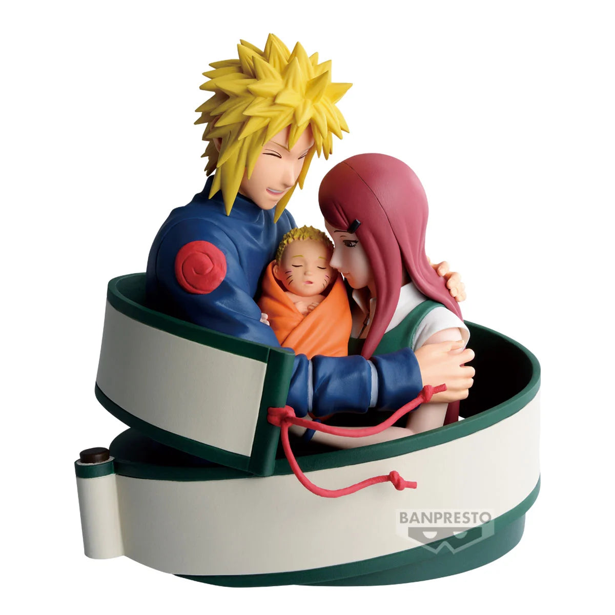 Naruto 72 Series PVC Figure Minato, Naruto & Kushina 13 cm - AniMuchuu