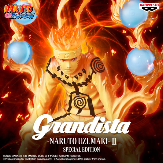 Naruto Shippuden Grandista PVC Figure Naruto: Kurama Chakra Mode 27 cm - AniMuchuu