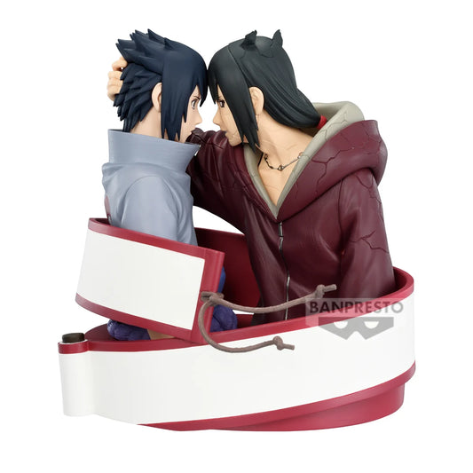 Naruto Shippuden Portrelic PVC Figure Sasuke Uchiha & Itachi Uchiha 12 cm - AniMuchuu