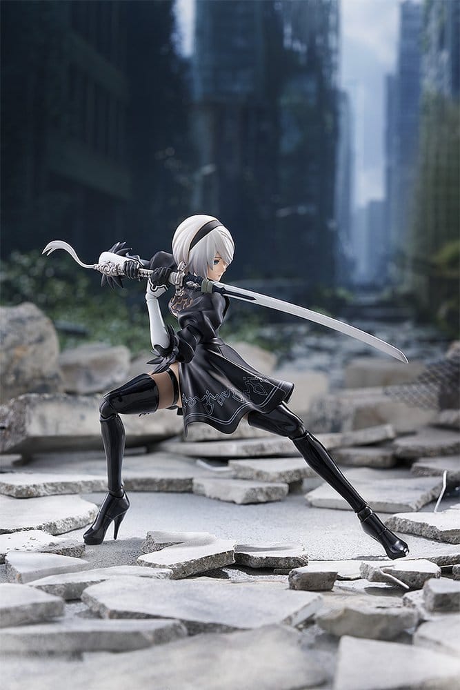 NieR:Automata Ver1.1a Figma Action Figure 2B (YoRHa No.2 Type B) 16 cm - AniMuchuu