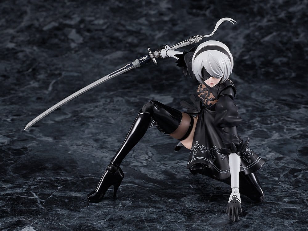 NieR:Automata Ver1.1a Figma Action Figure 2B (YoRHa No.2 Type B) 16 cm - AniMuchuu