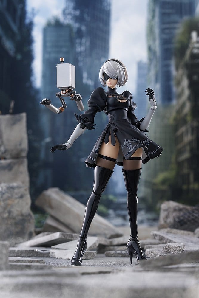NieR:Automata Ver1.1a Figma Action Figure 2B (YoRHa No.2 Type B) 16 cm - AniMuchuu
