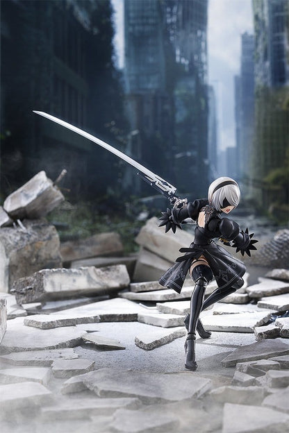 NieR:Automata Ver1.1a Figma Action Figure 2B (YoRHa No.2 Type B) 16 cm - AniMuchuu