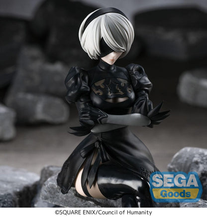 NieR:Automata Ver1.1a PM Perching PVC Statue 2B 13 cm - AniMuchuu