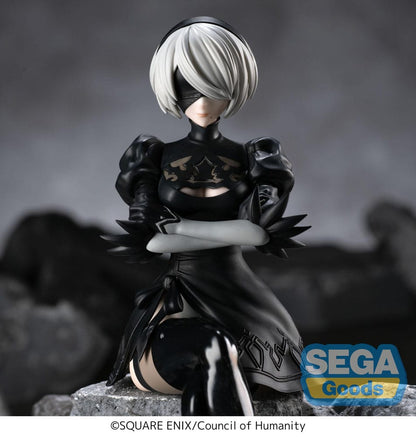 NieR:Automata Ver1.1a PM Perching PVC Statue 2B 13 cm - AniMuchuu