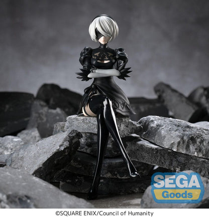 NieR:Automata Ver1.1a PM Perching PVC Statue 2B 13 cm - AniMuchuu