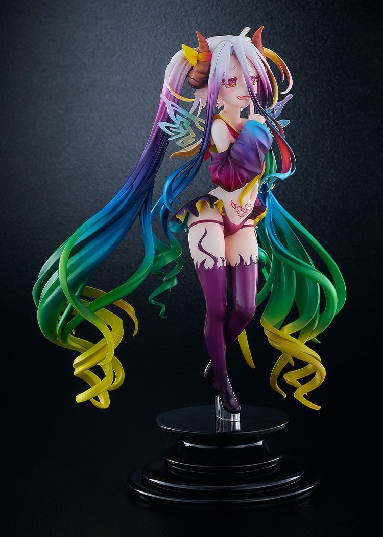 No Game No Life PVC Figure 1/7 Black Shiro 26 cm - AniMuchuu
