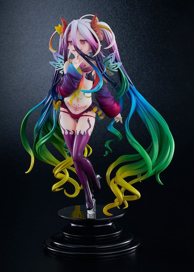 No Game No Life PVC Figure 1/7 Black Shiro 26 cm - AniMuchuu