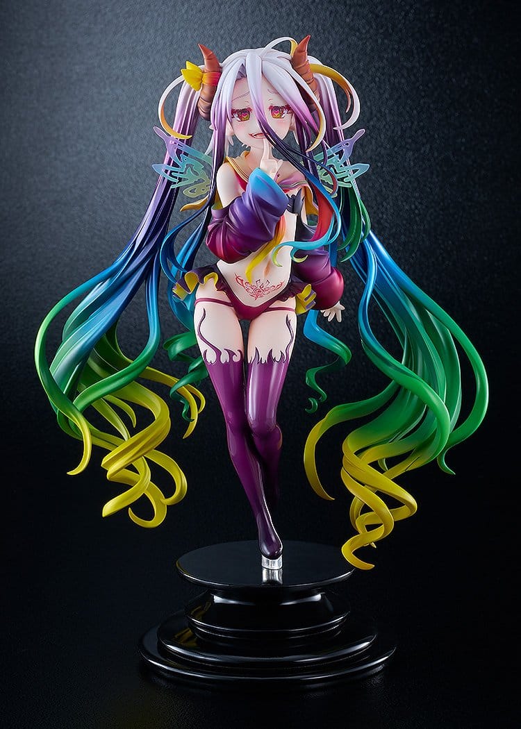 No Game No Life PVC Figure 1/7 Black Shiro 26 cm - AniMuchuu