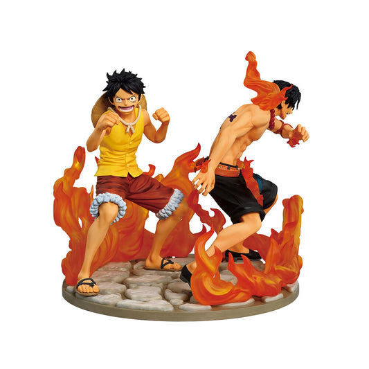 One Piece Dramatic Memories Ichibansho PVC Statue Ace & Luffy 15 cm - AniMuchuu