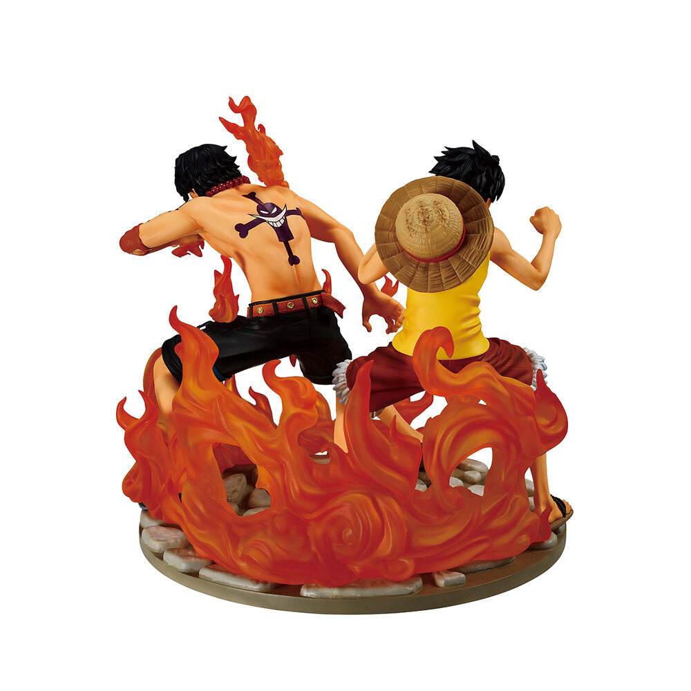 One Piece Dramatic Memories Ichibansho PVC Statue Ace & Luffy 15 cm - AniMuchuu