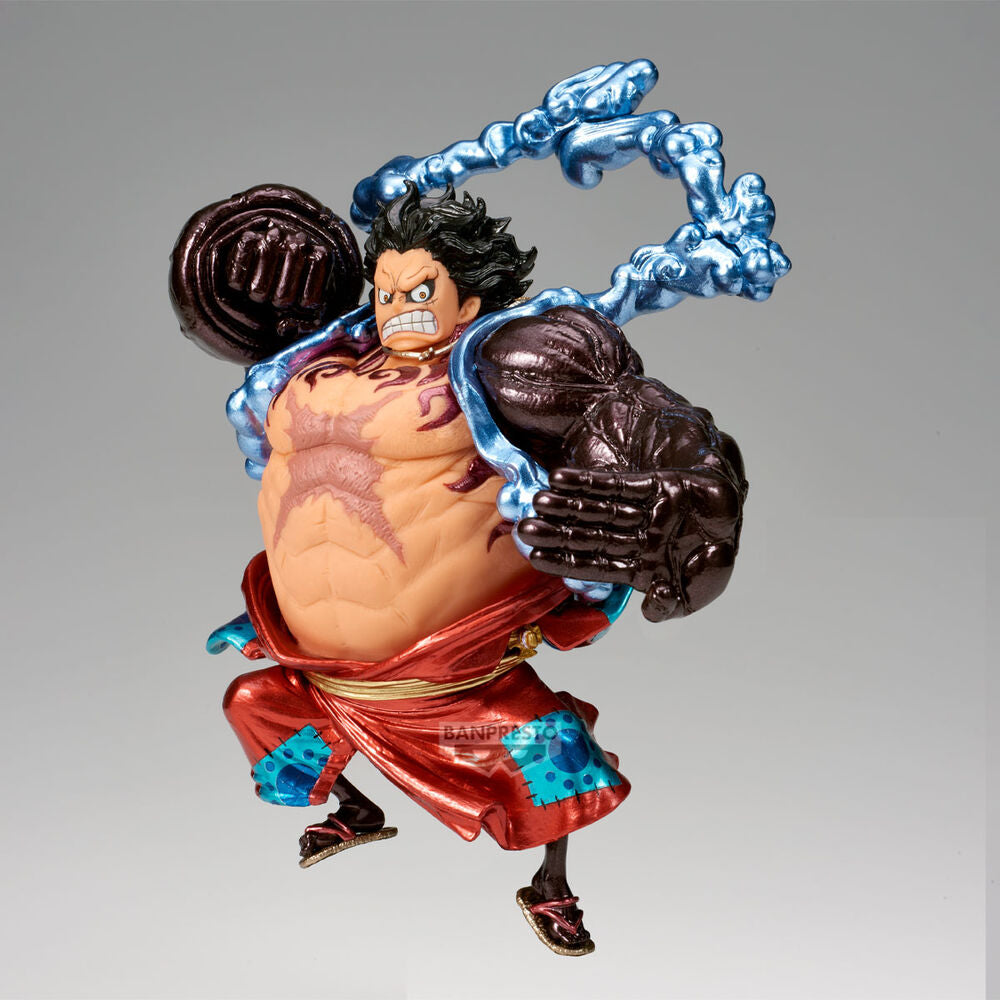 luffy gear 4 figure One Piece King of Artist PVC Monkey D. Boundman Label:Fish rackPositionFr:Porte-bagages from the flames on Thule sun and wind