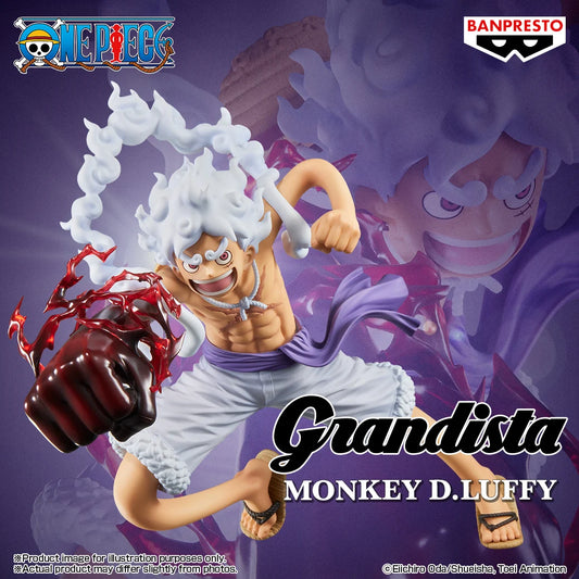 One Piece Grandista PVC Figure Monkey D. Luffy Gear 5 23 cm