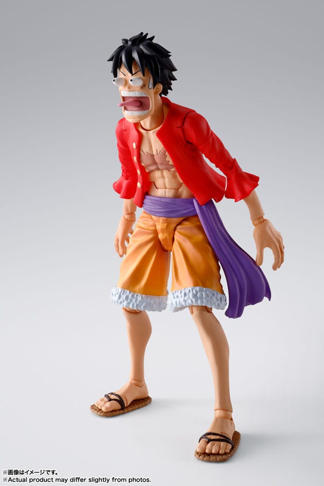 One Piece S.H. Figuarts Action Figure Luffy (The Raid on Onigashima) 14 cm - AniMuchuu