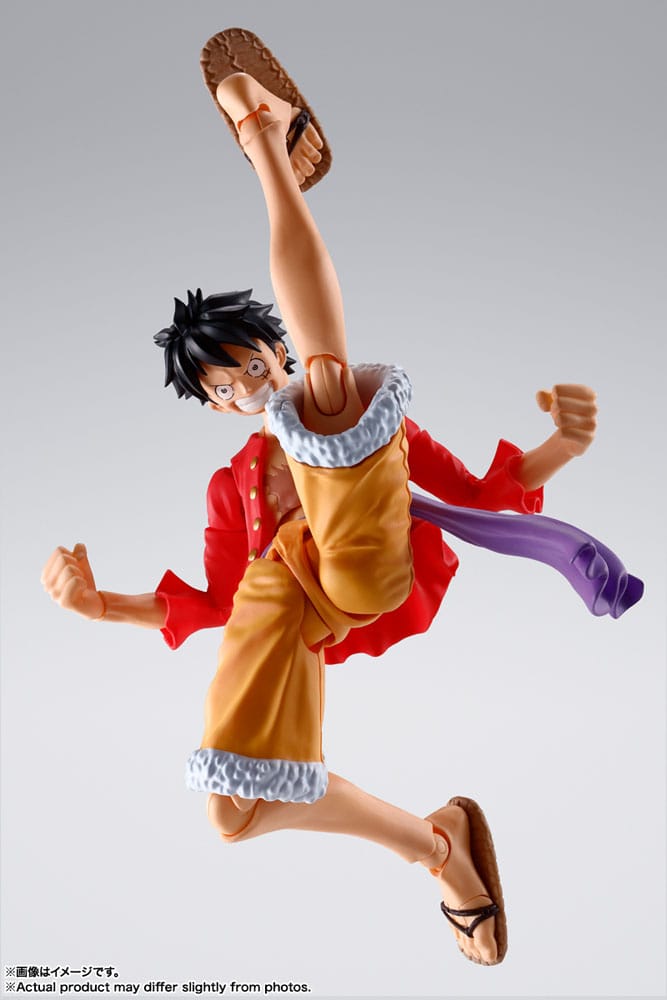 One Piece S.H. Figuarts Action Figure Luffy (The Raid on Onigashima) 14 cm - AniMuchuu