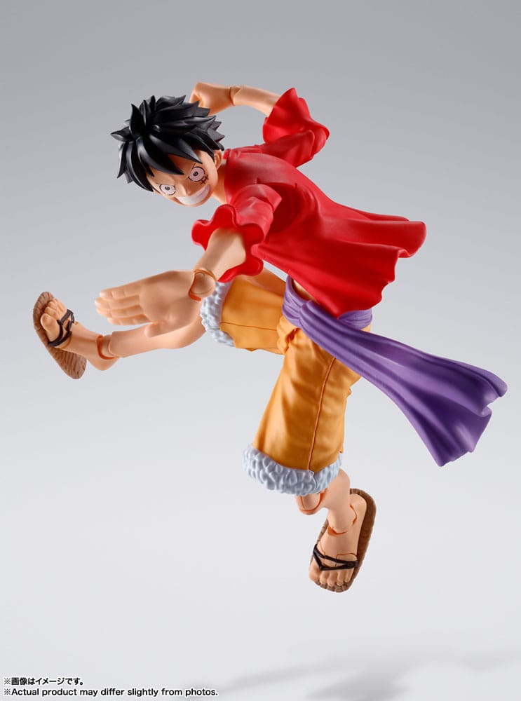 One Piece S.H. Figuarts Action Figure Luffy (The Raid on Onigashima) 14 cm - AniMuchuu