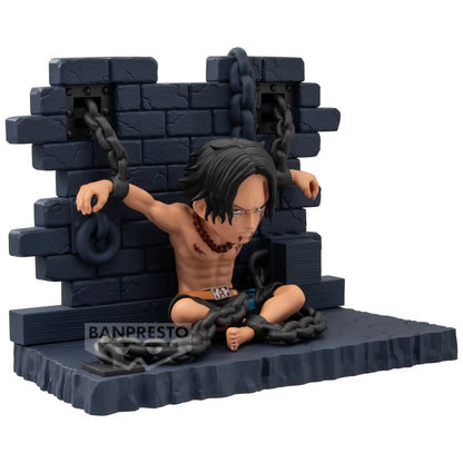 One Piece WCF PVC Figure Portgas D. Ace: Impel Down 8 cm - AniMuchuu