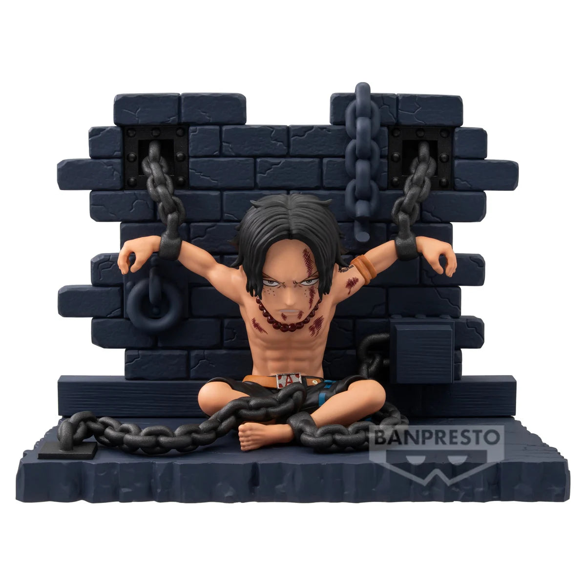 One Piece WCF PVC Figure Portgas D. Ace: Impel Down 8 cm - AniMuchuu