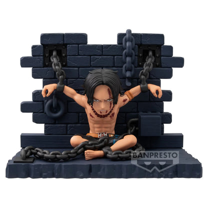 One Piece WCF PVC Figure Portgas D. Ace: Impel Down 8 cm - AniMuchuu