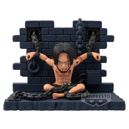 One Piece WCF PVC Figure Portgas D. Ace: Impel Down 8 cm - AniMuchuu