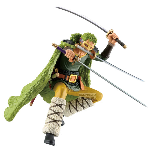 One Piece Cross Posing PVC Figure Roronoa Zoro 18 cm - AniMuchuu