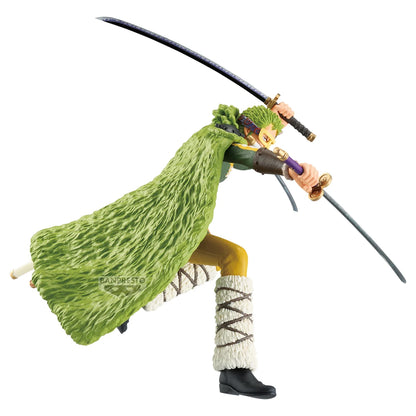 One Piece Cross Posing PVC Figure Roronoa Zoro 18 cm - AniMuchuu