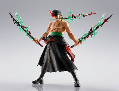 One Piece S.H.Figuarts Action Figure Roronoa Zoro The King of Hell 15 cm - AniMuchuu