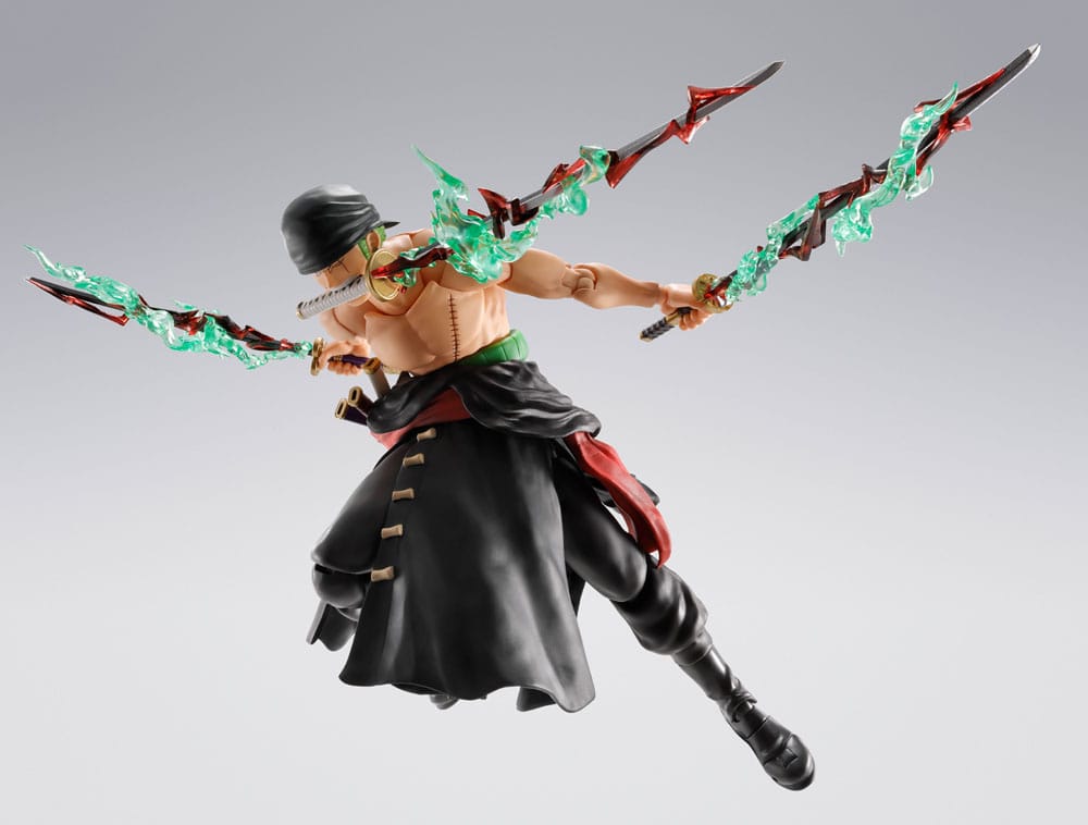 One Piece S.H.Figuarts Action Figure Roronoa Zoro The King of Hell 15 cm - AniMuchuu