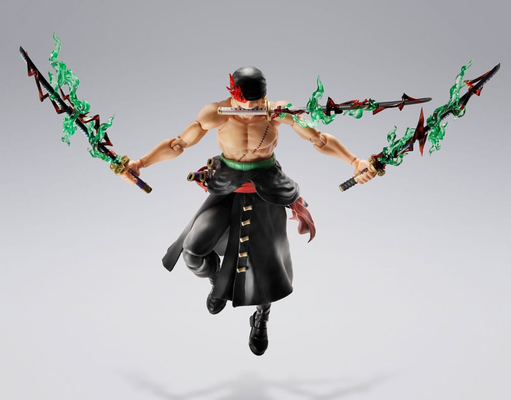 One Piece S.H.Figuarts Action Figure Roronoa Zoro The King of Hell 15 cm - AniMuchuu