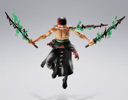 One Piece S.H.Figuarts Action Figure Roronoa Zoro The King of Hell 15 cm - AniMuchuu