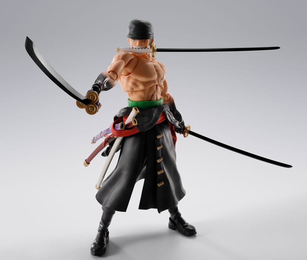 One Piece S.H.Figuarts Action Figure Roronoa Zoro The King of Hell 15 cm - AniMuchuu