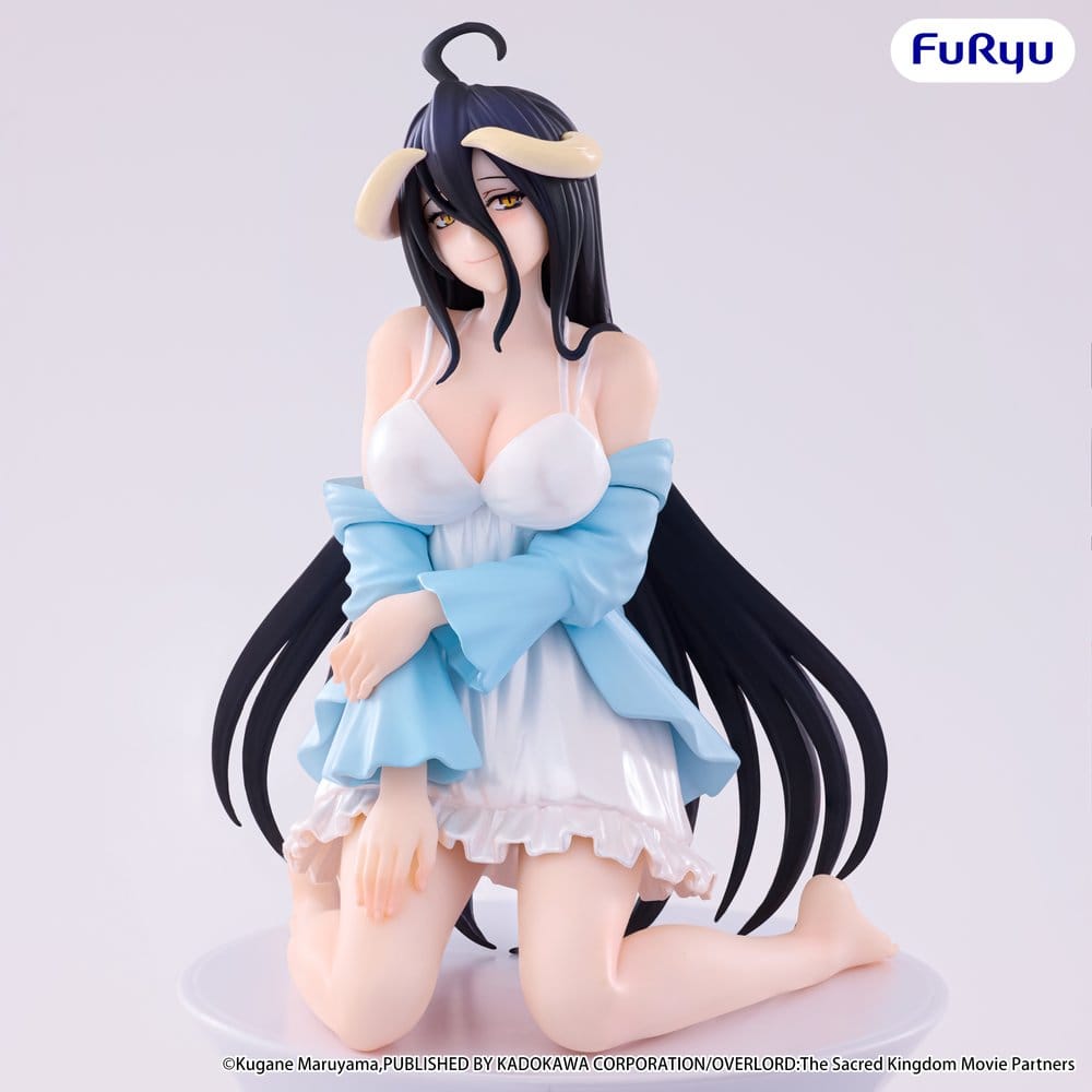 Overlord Noodle Stopper PVC Figure Albedo: Loungewear Pearl White Ver. 12 cm - AniMuchuu