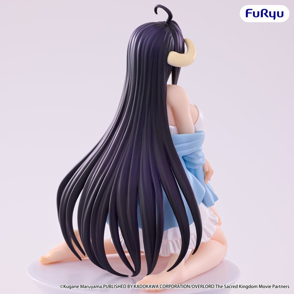 Overlord Noodle Stopper PVC Figure Albedo: Loungewear Pearl White Ver. 12 cm - AniMuchuu