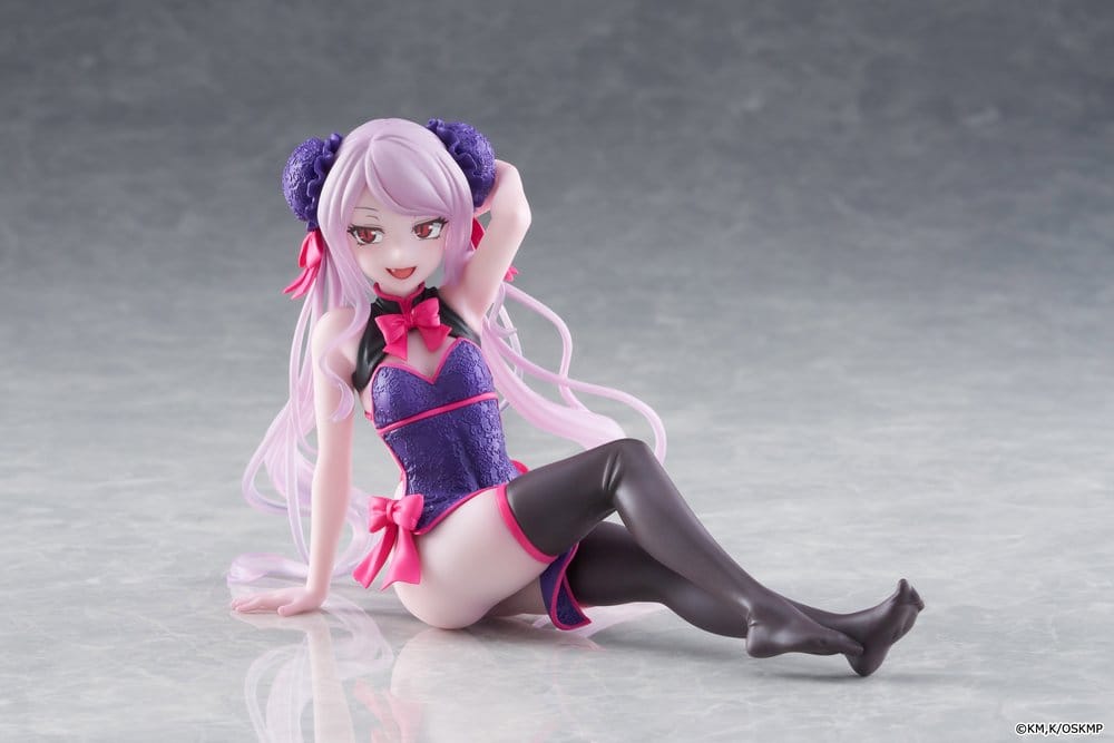 Overlord Desktop Cute PVC Statue Shalltear Bloodfallen Chinese Dress 13 cm