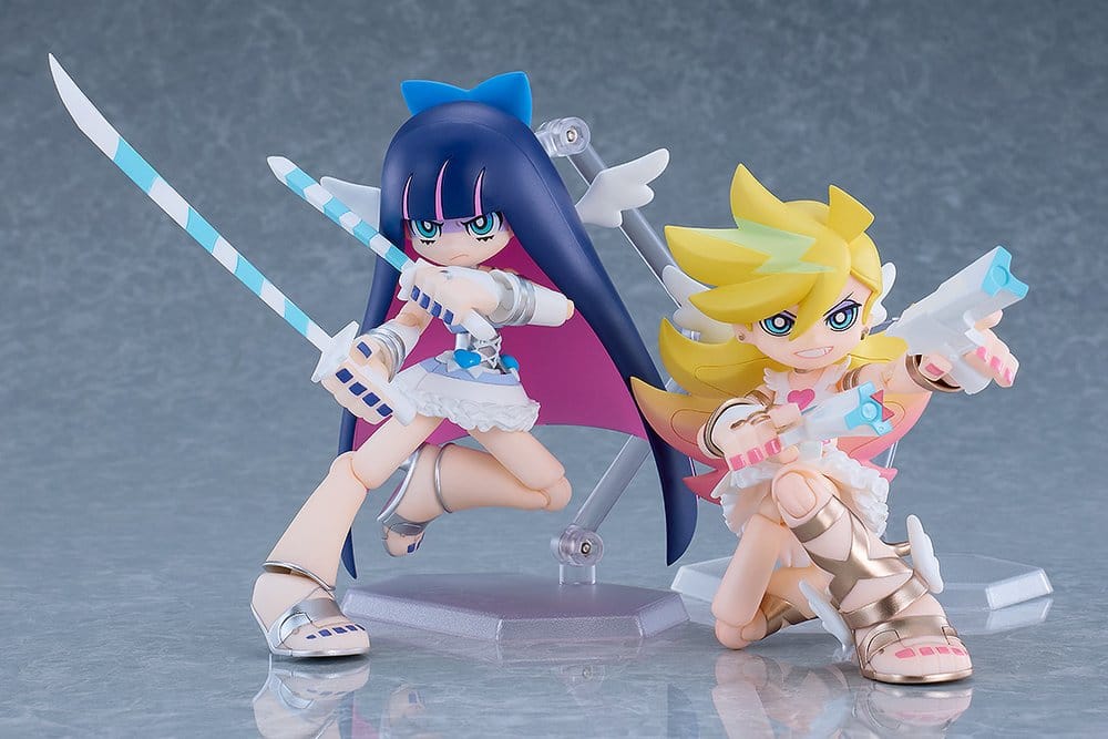 New Panty & Stocking with Garterbelt Figma Action Figures 2-Pack Panty & Stocking 12 cm - AniMuchuu