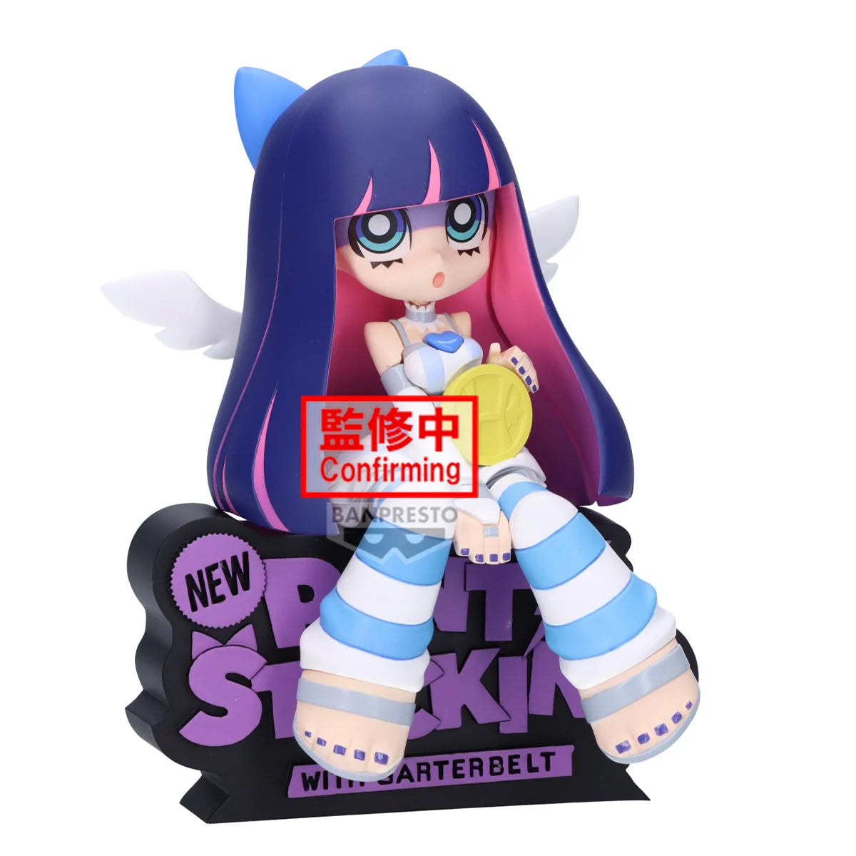 New Panty & Stocking with Garterbelt Monitor Top Figz PVC Figure Stocking 12 cm - AniMuchuu