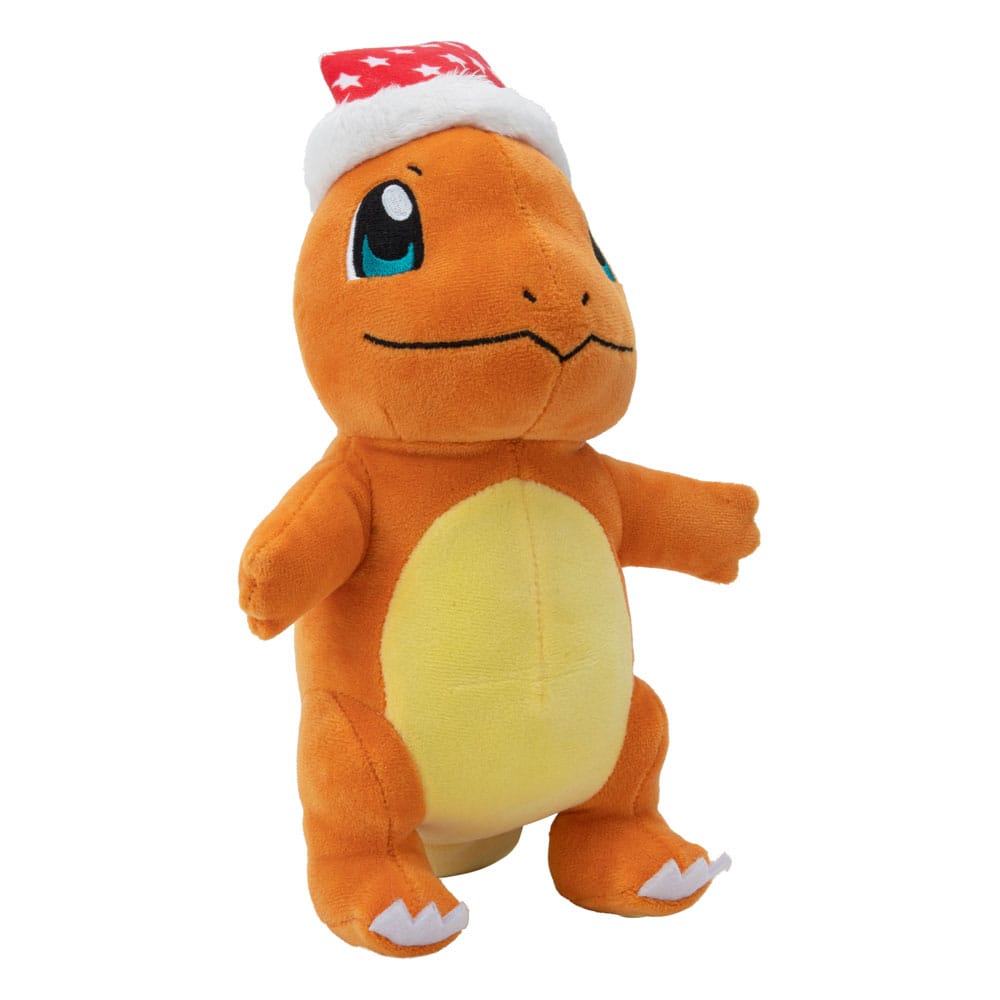 Pokémon Plush Figure Winter Charmander with Christmas Hat 20 cm - AniMuchuu