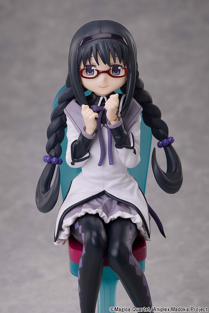 Puella Magi Madoka Magica PVC Statue Homura Akemi Cake Song 18 cm - AniMuchuu