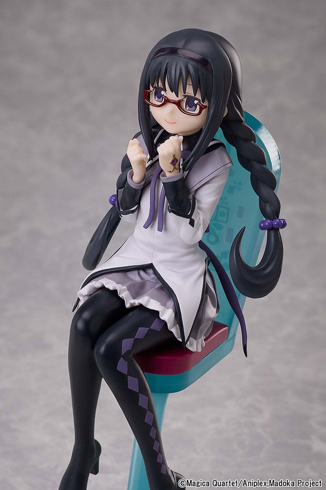 Puella Magi Madoka Magica PVC Statue Homura Akemi Cake Song 18 cm - AniMuchuu