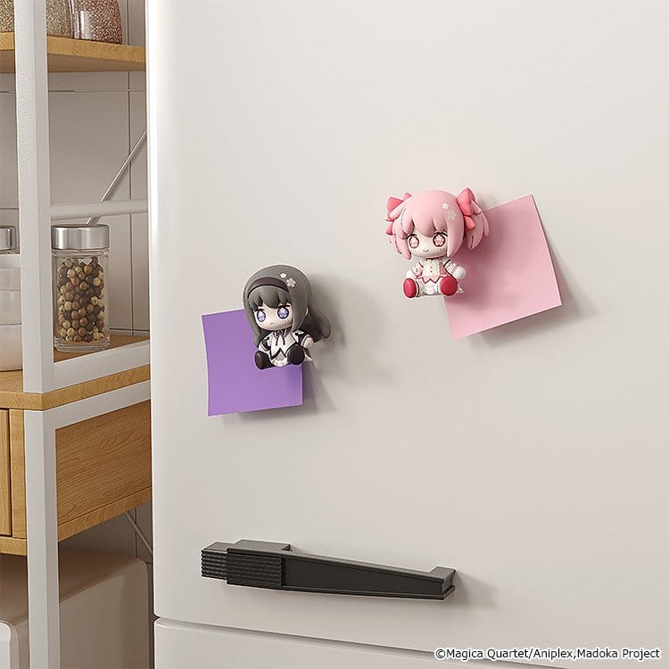 Puella Magi Madoka Magica Huggy Good Smile Mini Figure Homura Akemi 7 cm - AniMuchuu