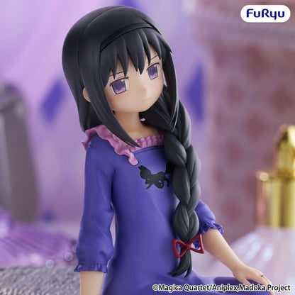 Puella Magi Madoka Magica Noodle Stopper PVC Statue Homura Akemi 15 cm - AniMuchuu