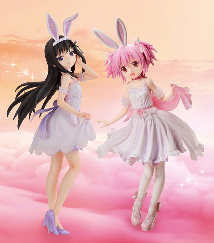 Puella Magi Madoka Magica PVC Figure 1/4 Madoka Kaname: Rabbit Ears 41 cm - AniMuchuu